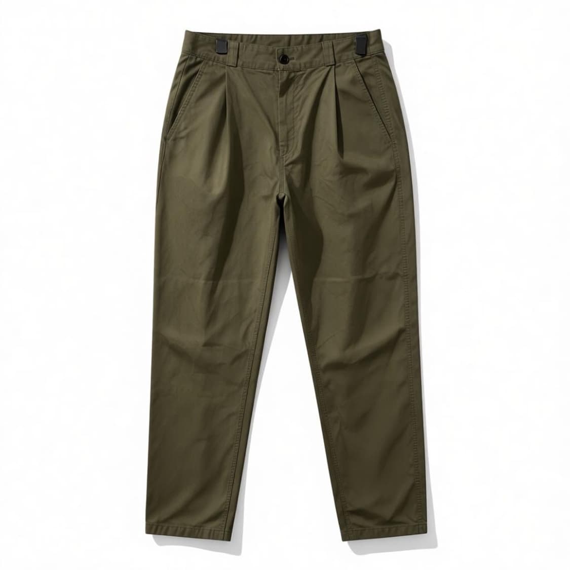 Node Archive 카키색 면 혼방 팬츠 사이즈1 상품이미지1