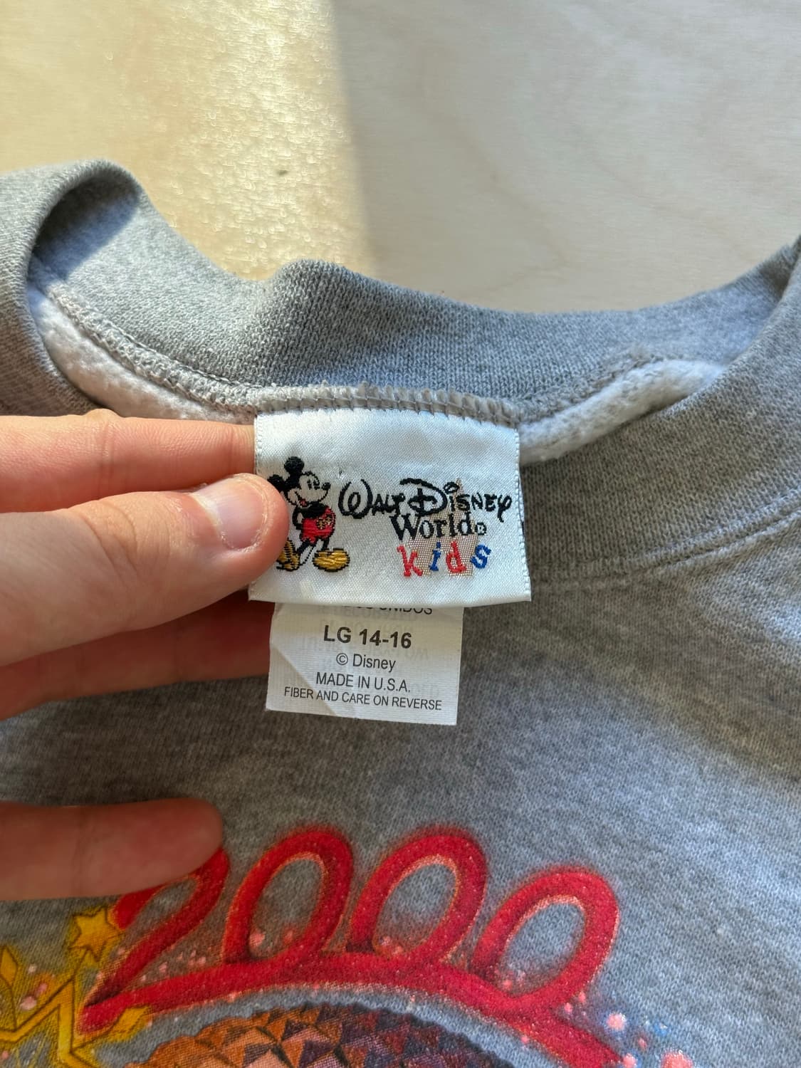 00s made in usa Disney Mickey Sweatshirt 상품이미지7