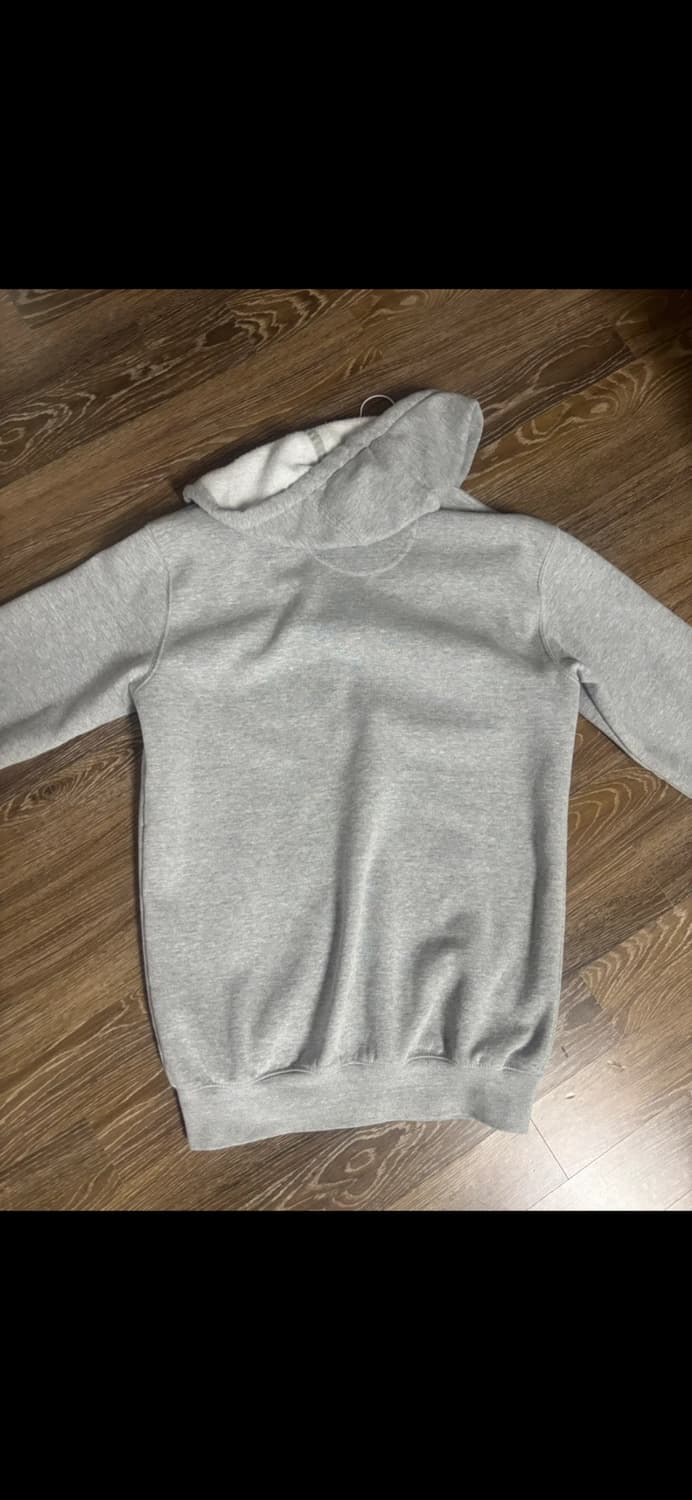 칼하트 루즈핏 후드집업 S 회색 상품이미지2