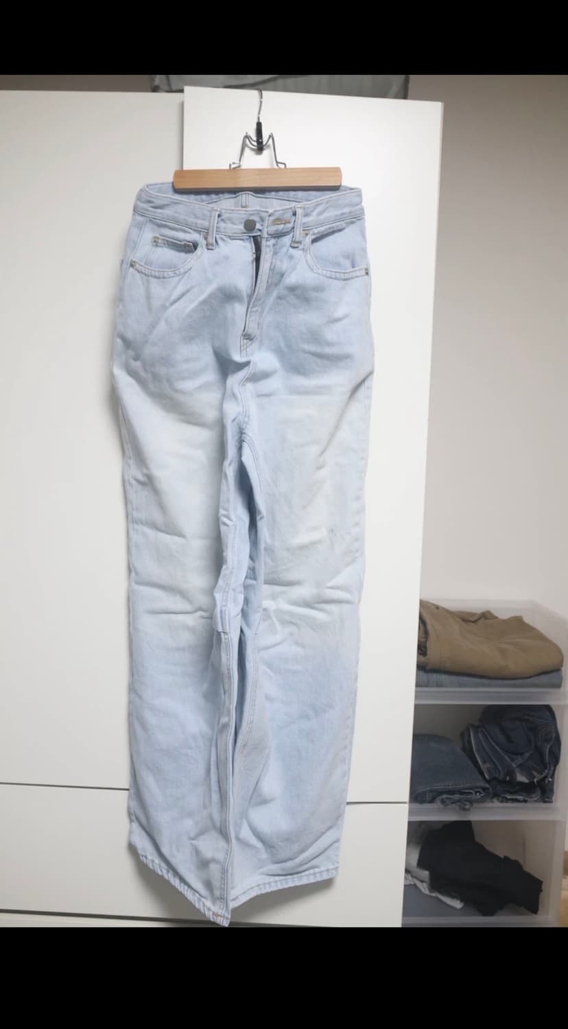 OOT 연청 데님 와이드 팬츠 S 실착용 X 상품이미지6