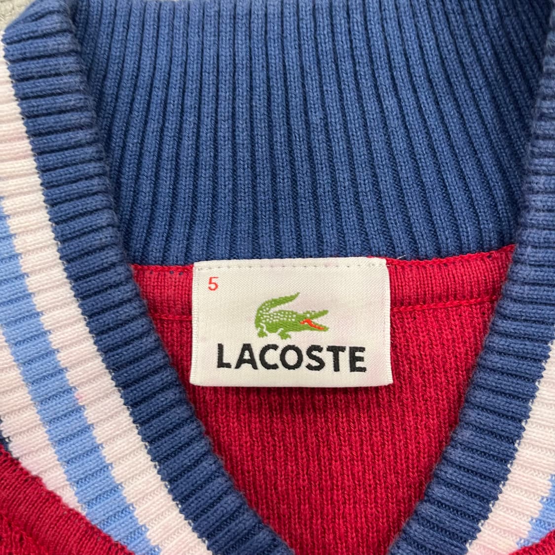 5 라코스테 투웨이 니트 집업 가디건 상품이미지5