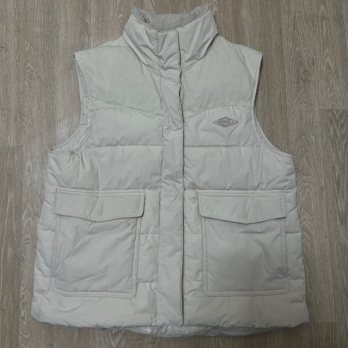 머렐 화이트 다운 패딩조끼 L/100  상품이미지1