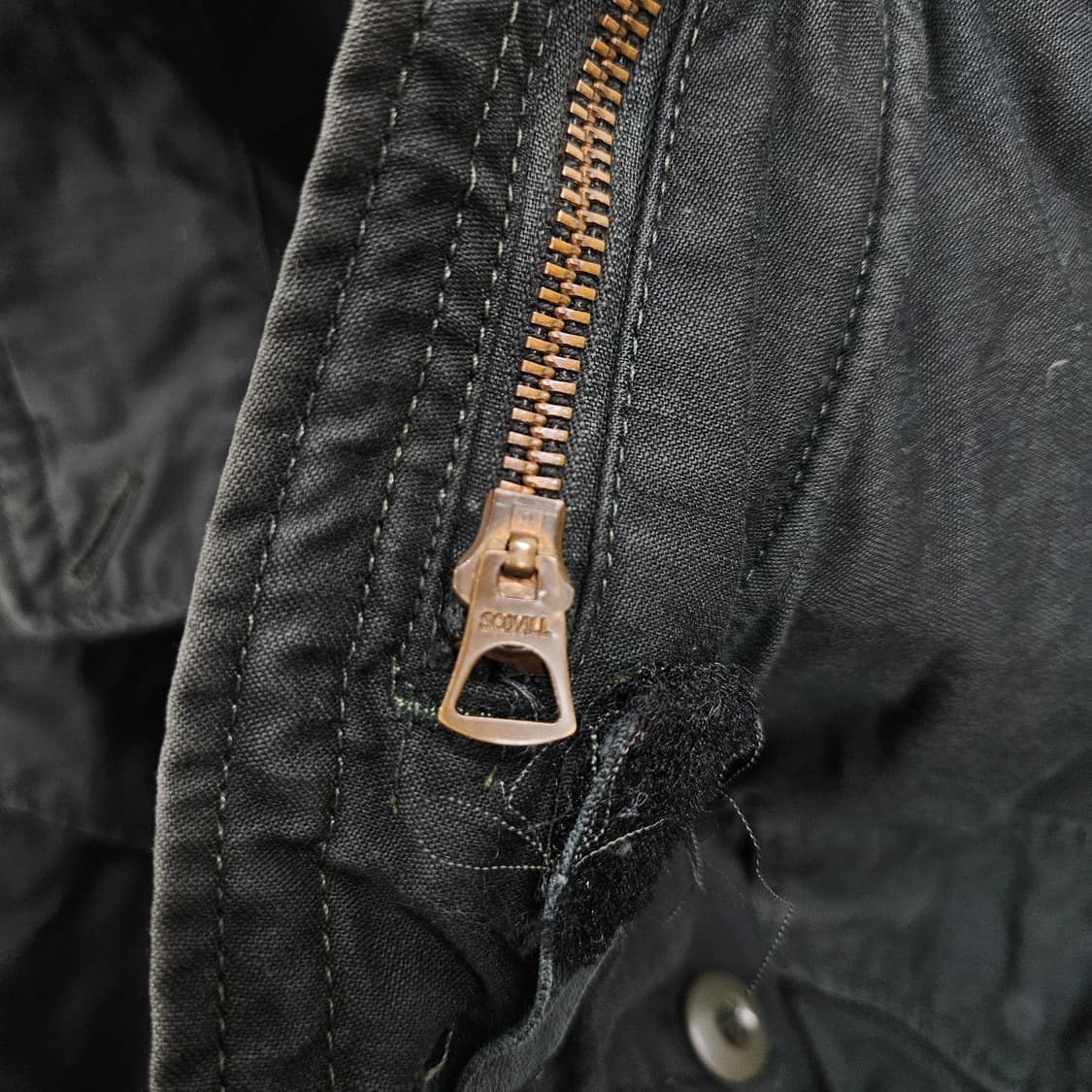 미군 m65 필드 자켓 블랙 다잉 3세대 상품이미지4