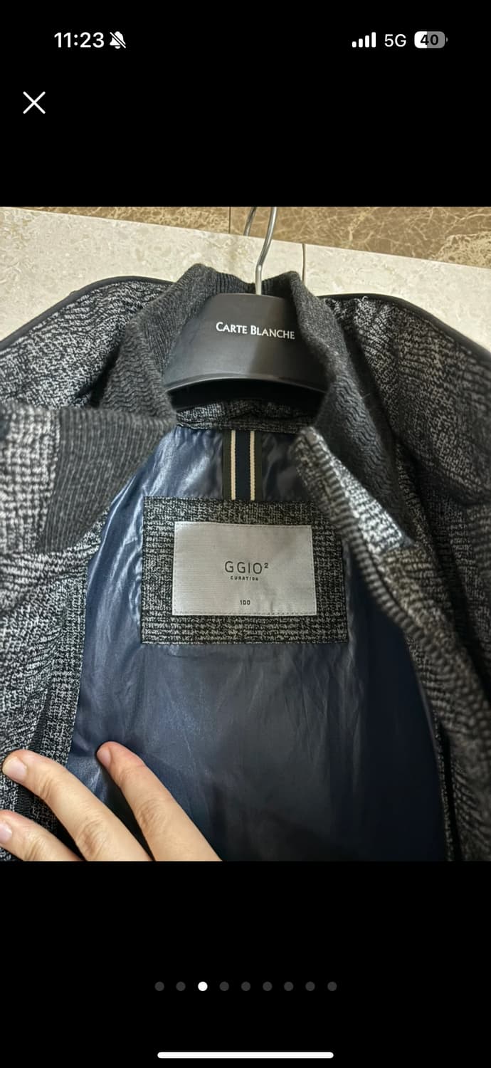 코오롱 브렌우드 지오투) 헤링본 구스다운 자켓 상품이미지3