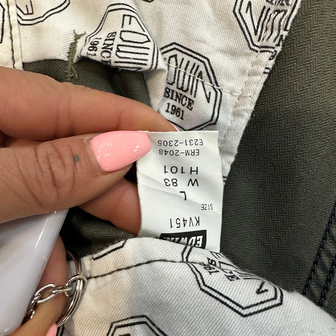 에드윈 익스클루시브 멀티 포켓 카고 팬츠(34) 상품이미지5