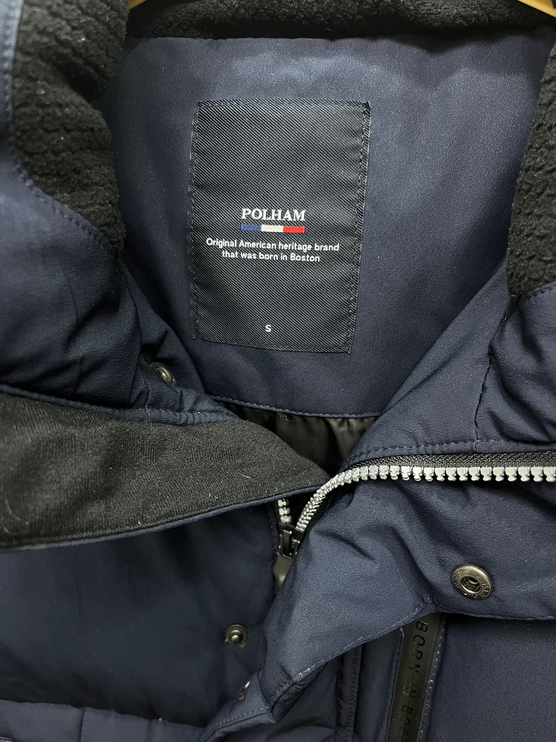 POLHAM 폴햄 네이비 패딩 점퍼 상품이미지4