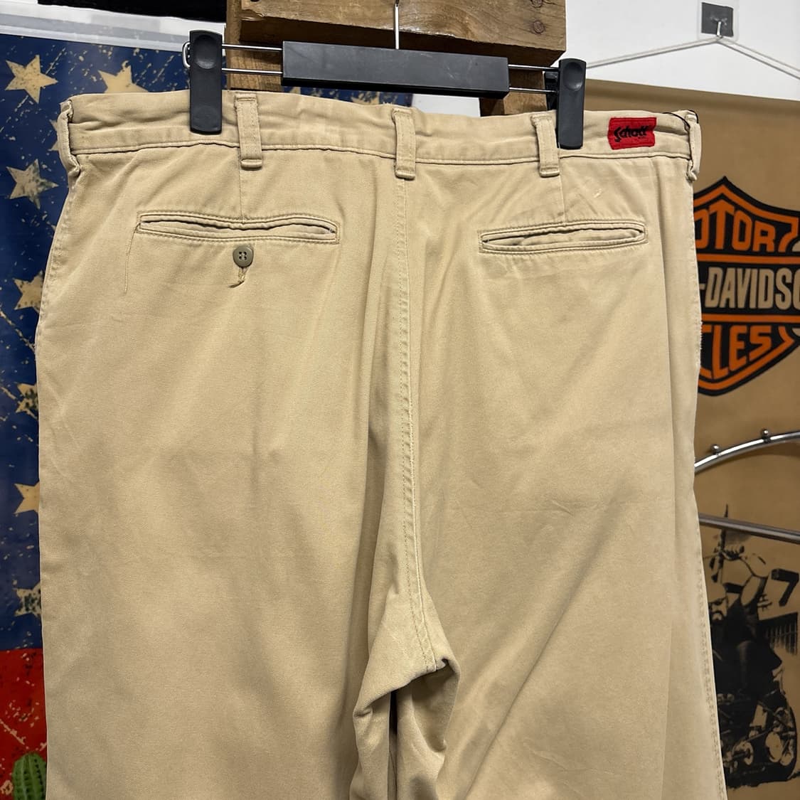 90s 쇼트 클래식 오피서 치노팬츠 컴뱃 트라우저 N770 상품이미지6