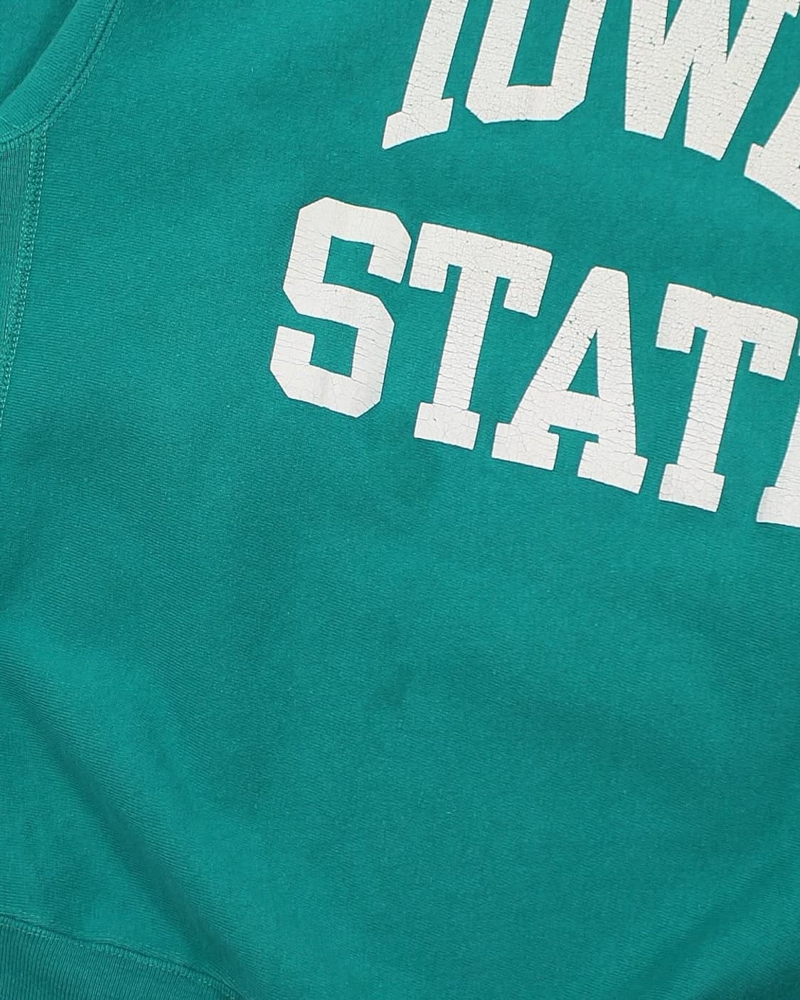 1990s USA 챔피온 리버스위브 스웻셔츠 아이오와 빈티지 미국제 상품이미지8