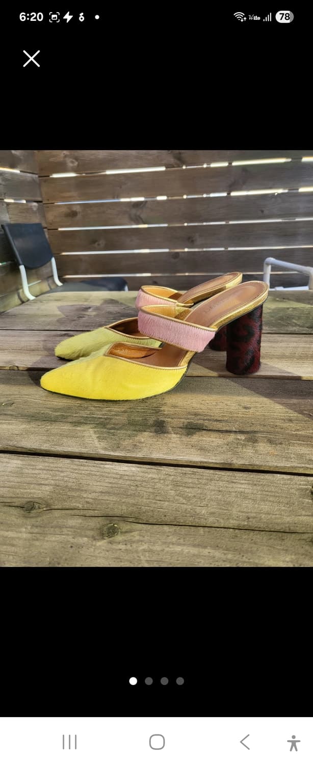 천연송치 뮬 힐 230사이즈 상품이미지5