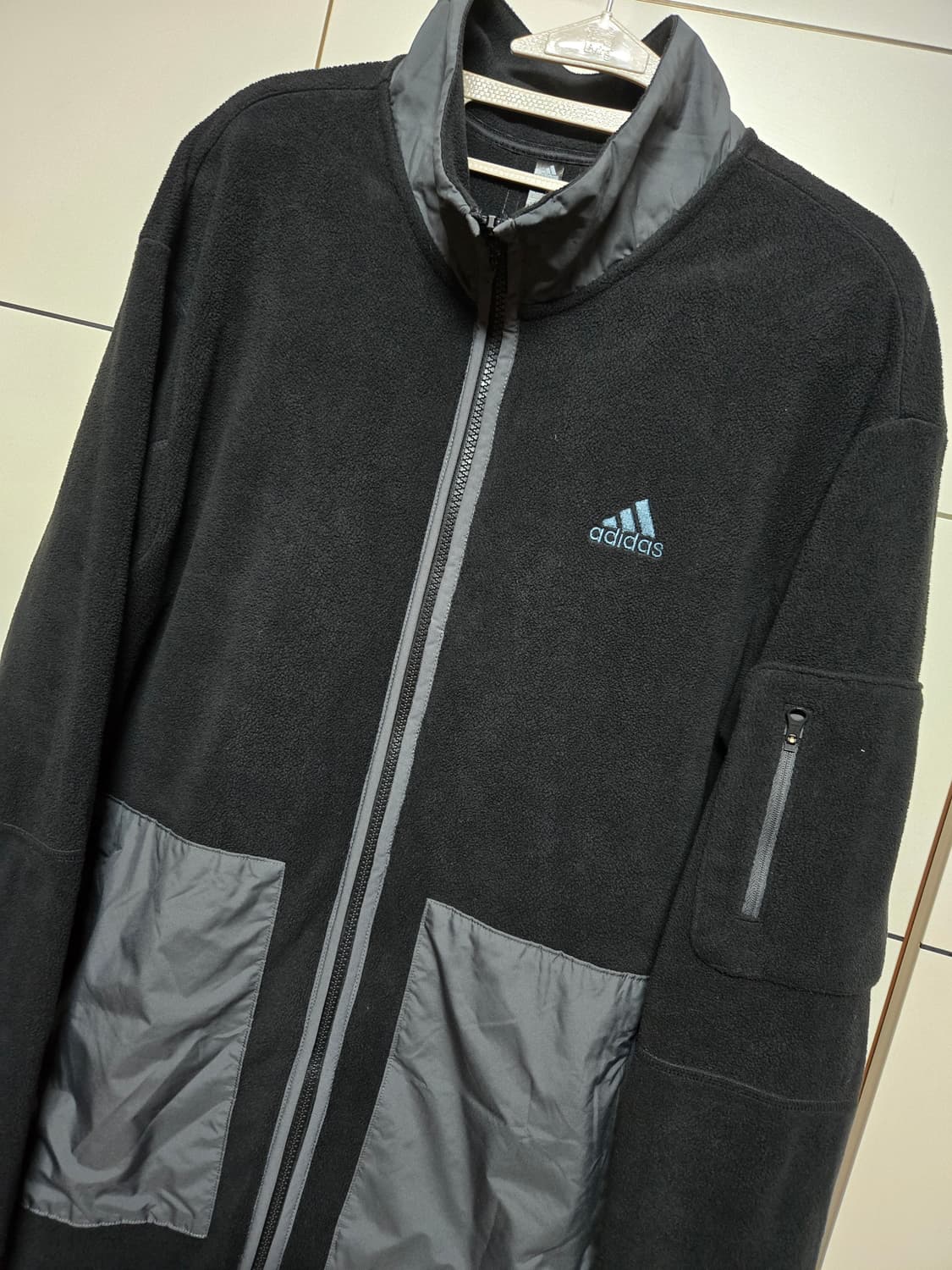 아디다스 마이크로 롱 플리스 집업 상품이미지3