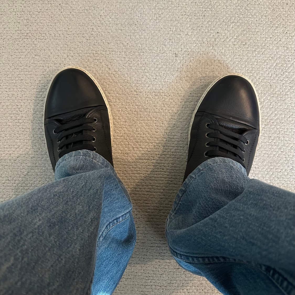 랑방 Lanvin 레더 스니커즈 상품이미지2