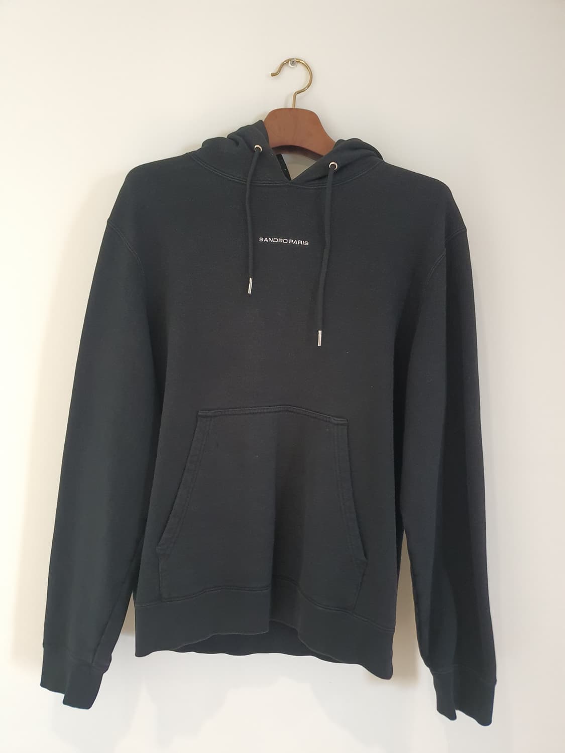 산드로 남성 기모 후드티 상품이미지1