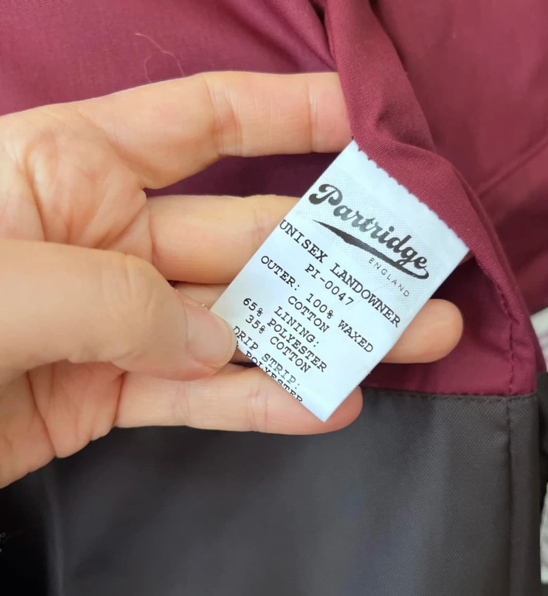 존파트리지 남성 카키 왁스헌팅자켓
 상품이미지8