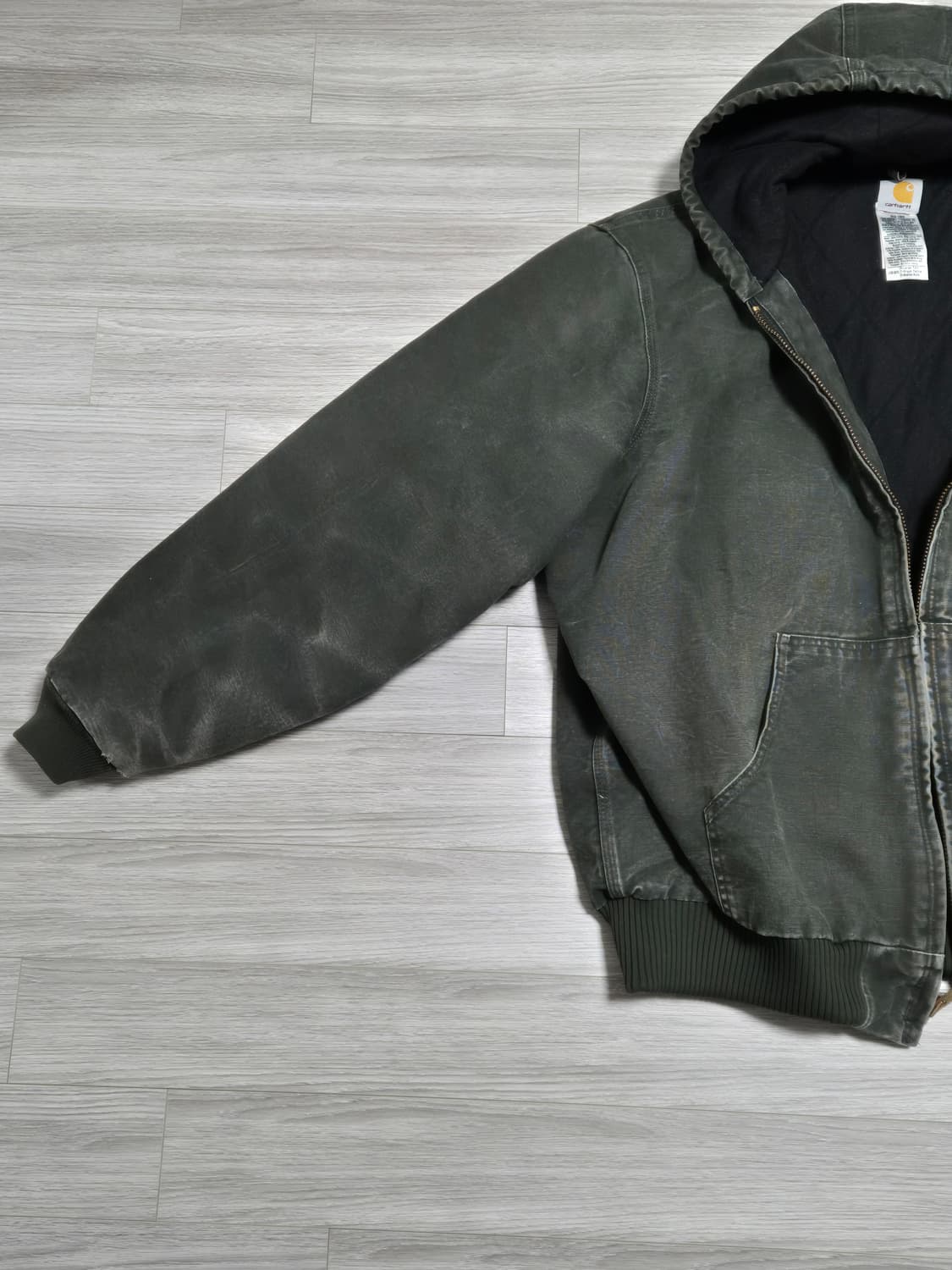 [XL] 칼하트  j130 샌드스톤 액티브자켓 - 모스 그린(MOS) 상품이미지4