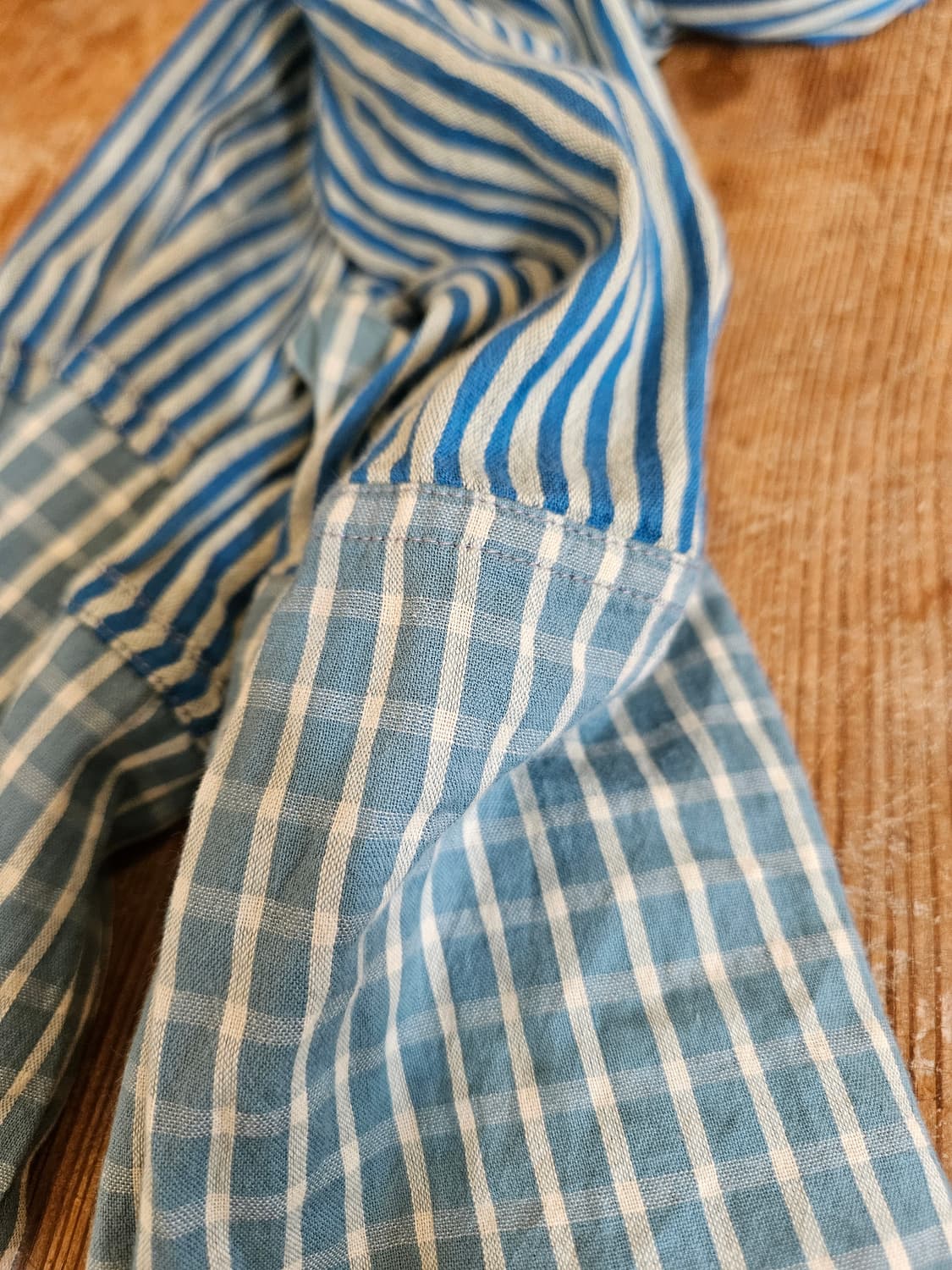 더블알엘 인디고 코튼 머플러  상품이미지2