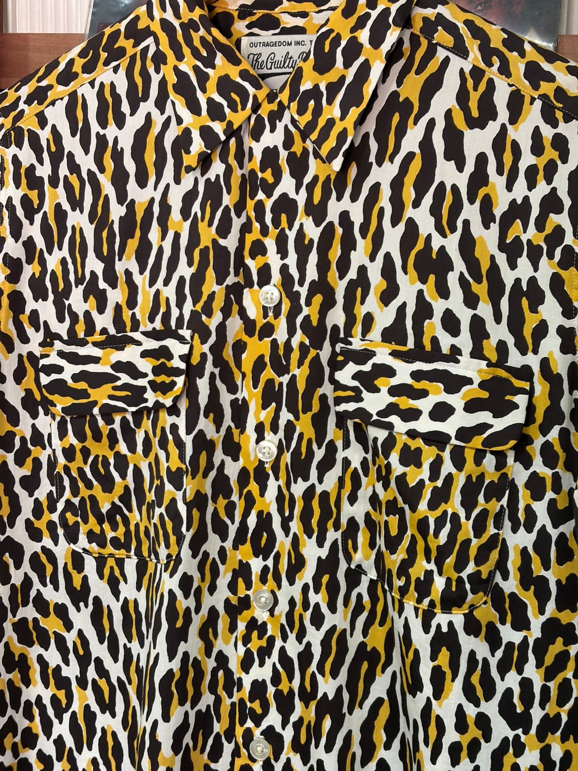 J75 와코마리아 레오파드  긴팔 셔츠 상품이미지3