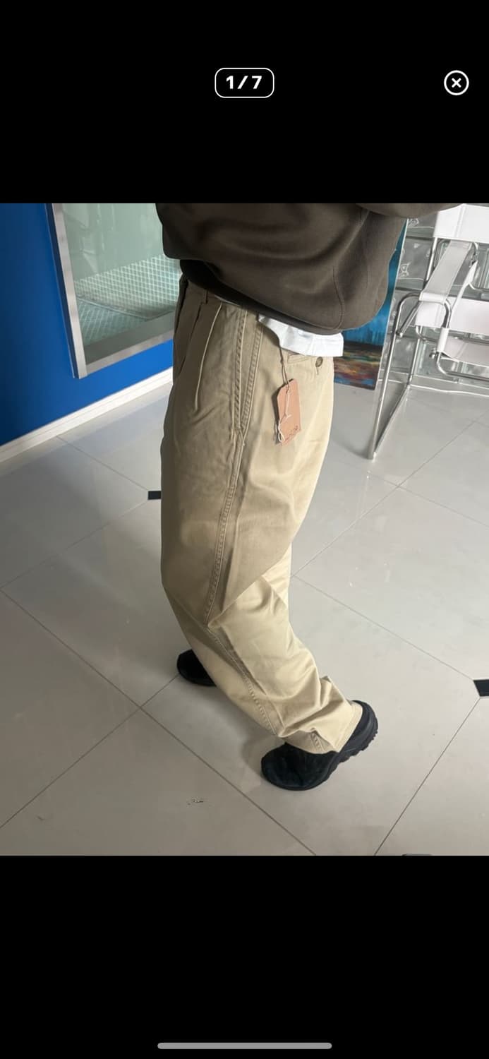TUCK WIDE TROUSERS ORSLOW 상품이미지7