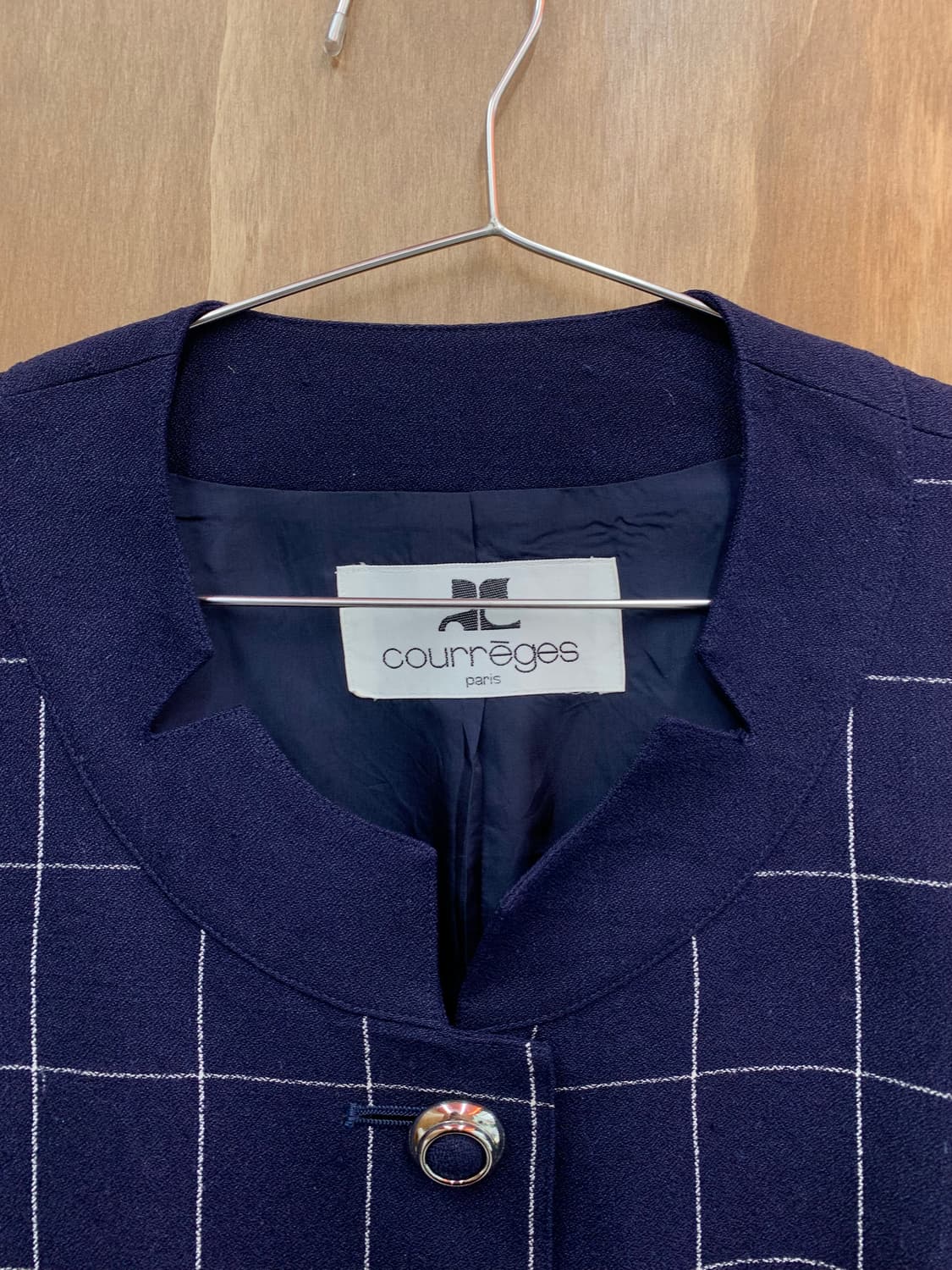 Courreges 꾸레쥬 체크자켓 상품이미지3