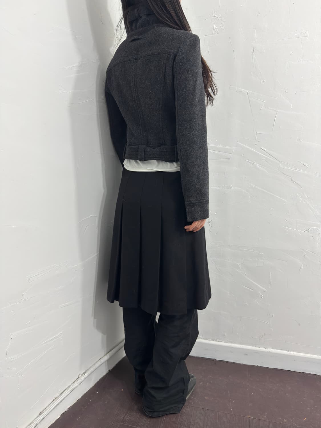 fragile buckle wool jacket 상품이미지5