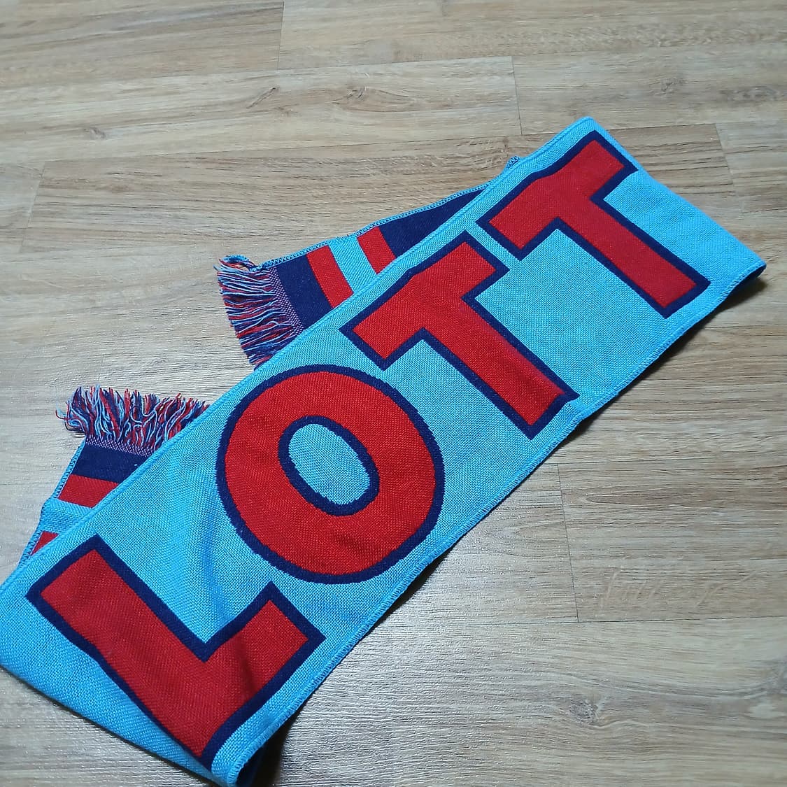 LOTTE 롯데자이언트 머플러 파란색 응원 목도리 상품이미지1