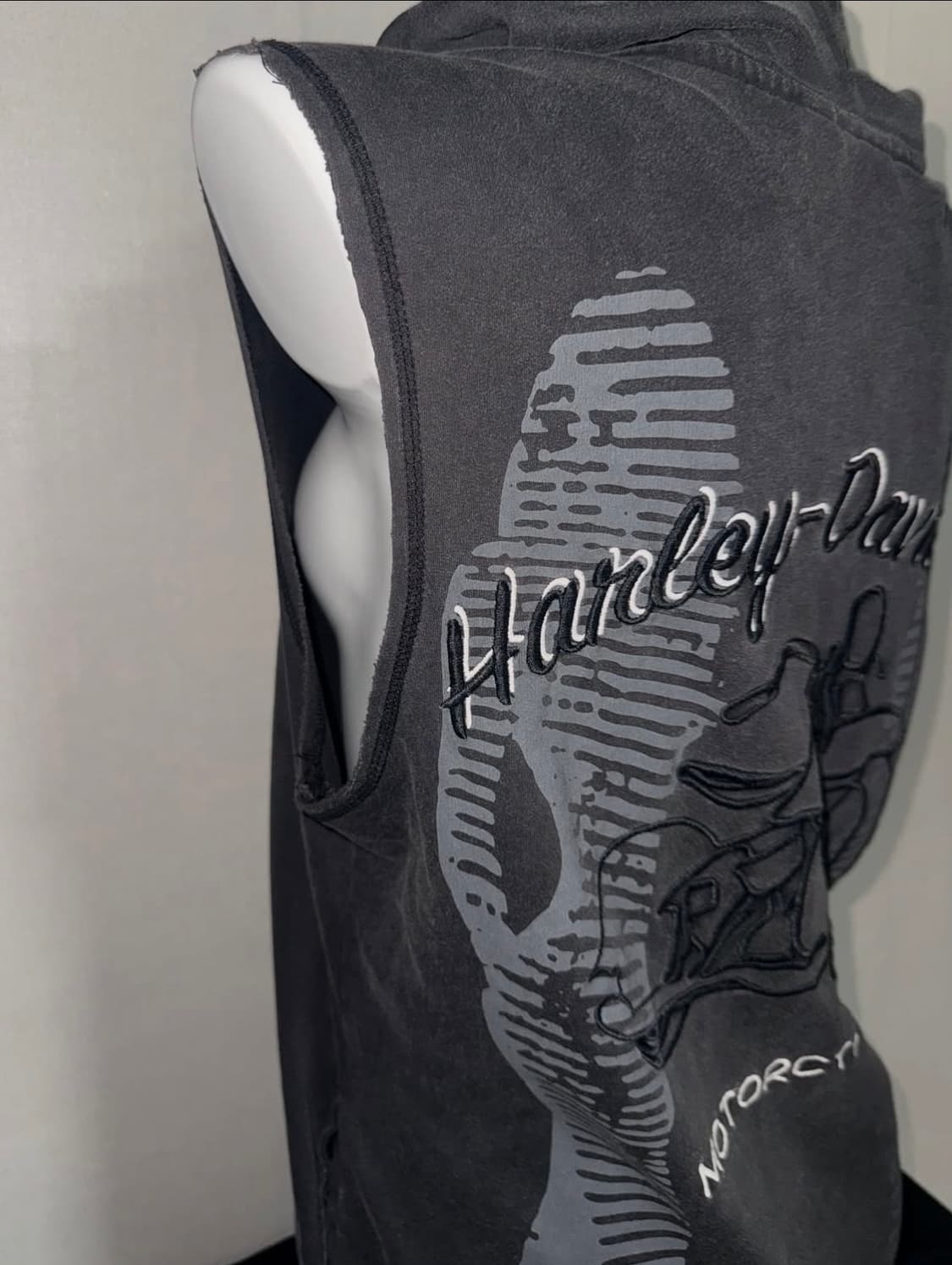 할리데이비슨 후드집업조끼 상품이미지1