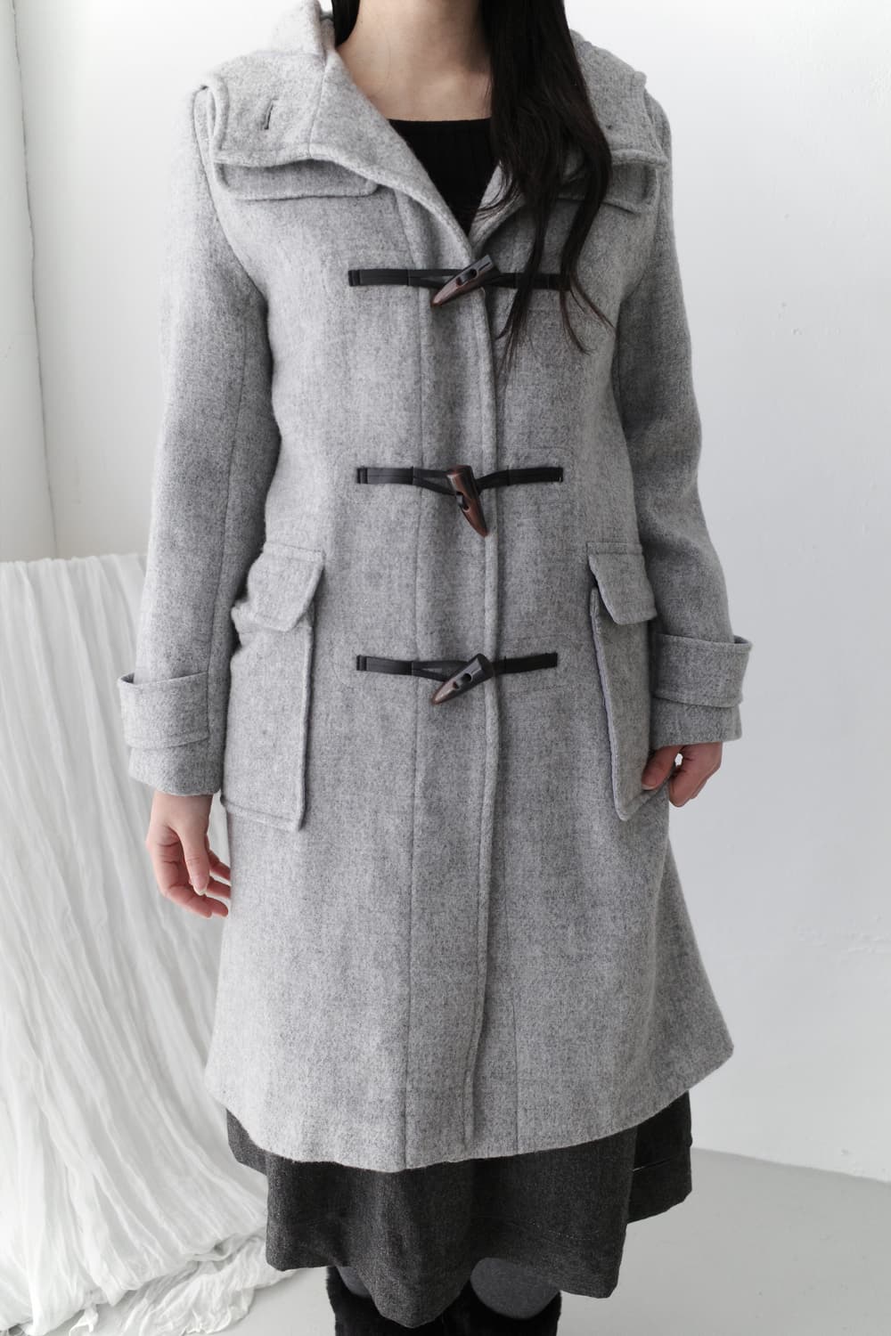 duffle long hood coat  상품이미지7