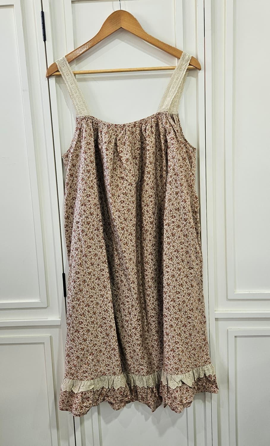 잔플라워 레이스 롱 원피스 상품이미지6