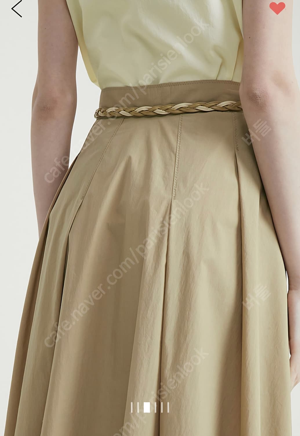 (64사이즈/55)한섬 타임 위빙 벨티드 스커트 (벨트포함) 상품이미지7