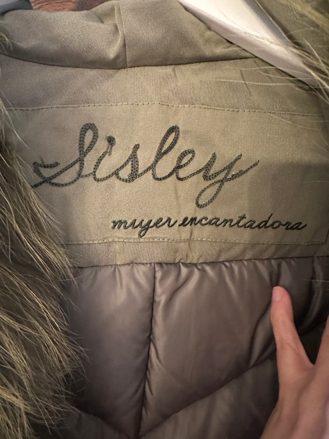 Sisley 폭스 퍼 다운 점퍼 (55) 상품이미지5