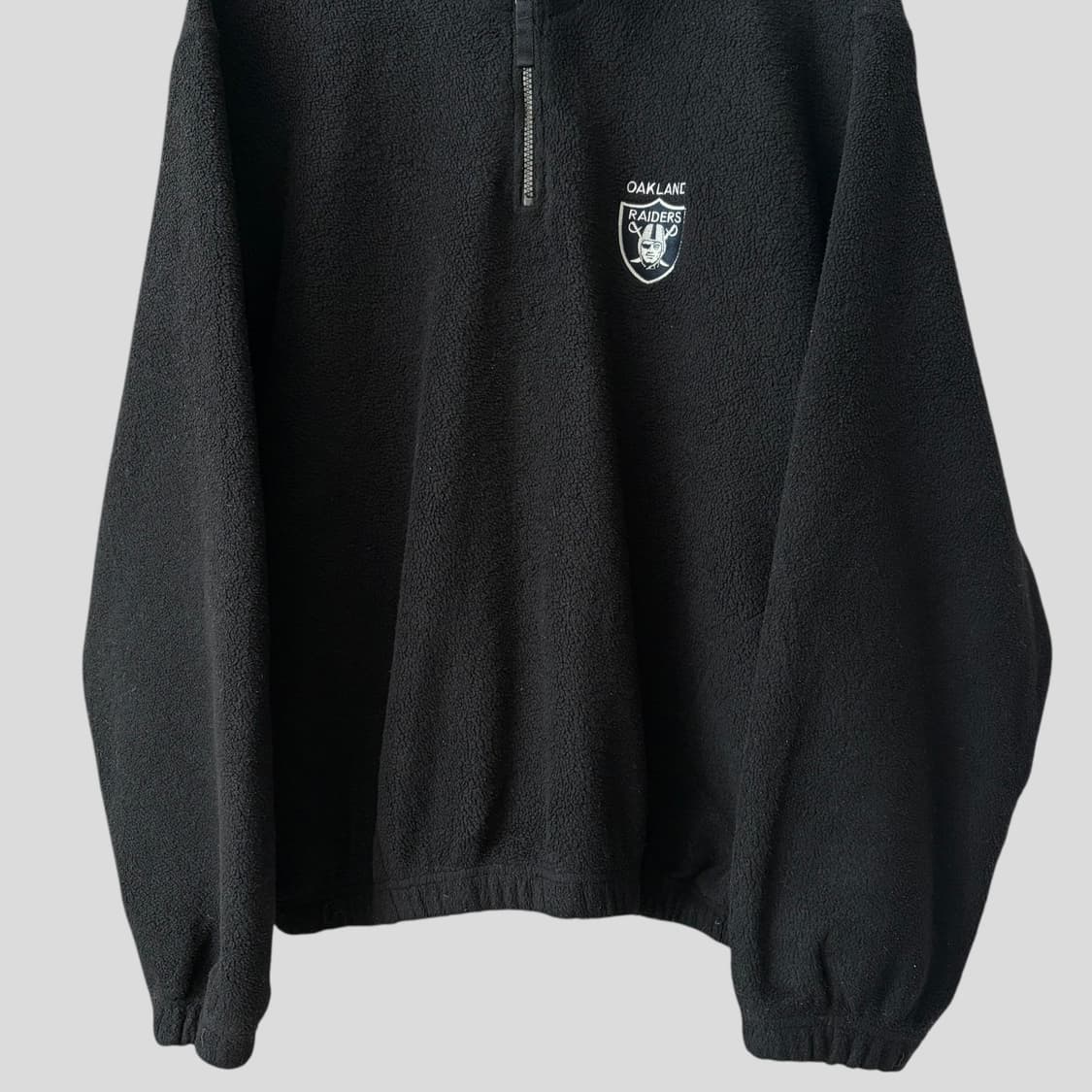 (L)빈티지 NFL 레이더스 하프집업 플리스  상품이미지4