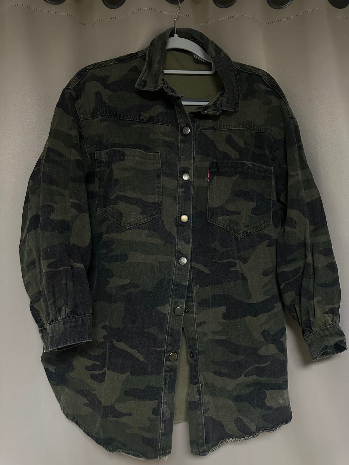 Y2K 카모 셔츠 상품이미지1
