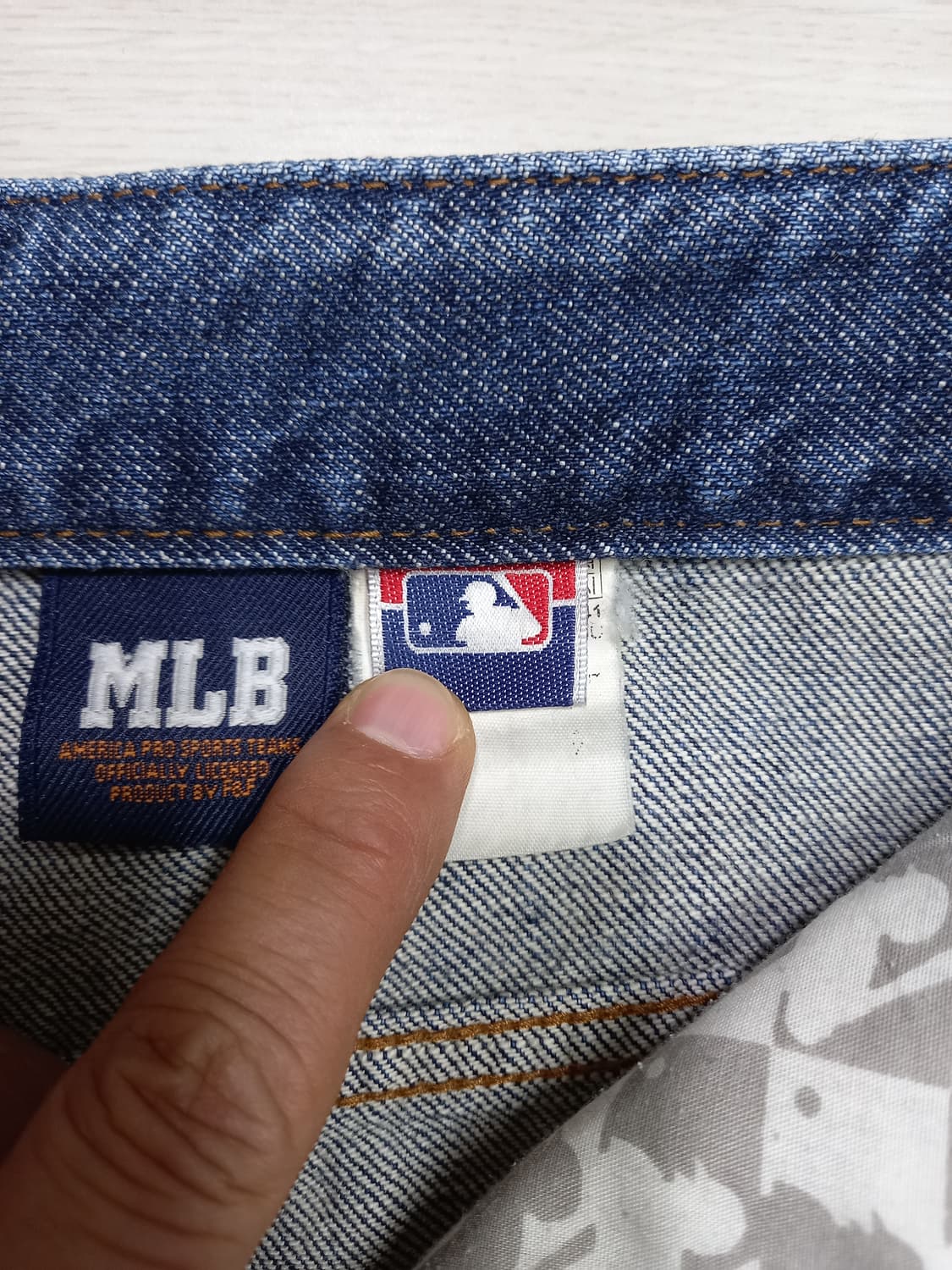 29 03's 공식 MLB YANKEES 워싱 데님팬츠 29-546 상품이미지8