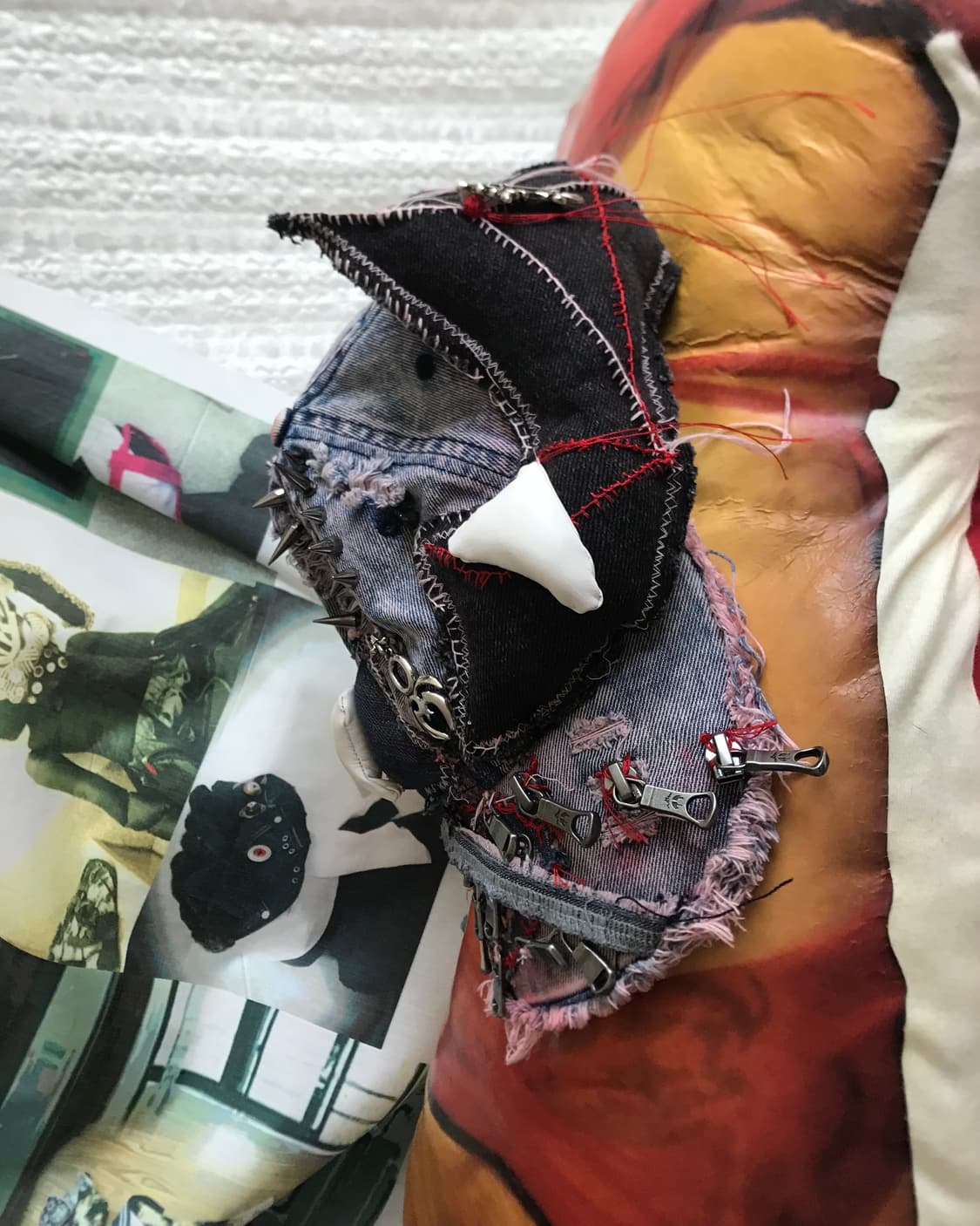 Blood washing dark horn zipper cap 상품이미지3