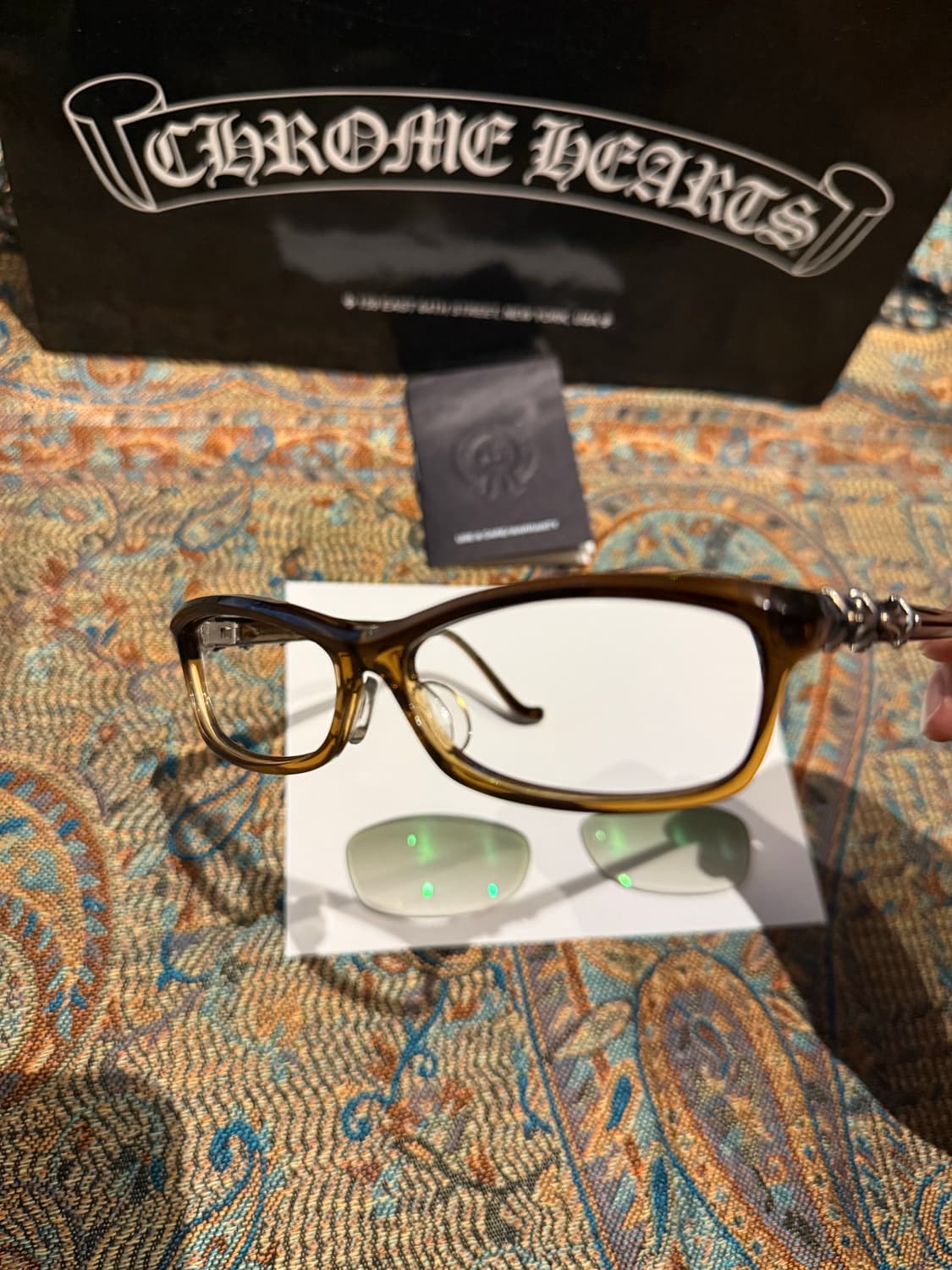 [S급] 크롬하츠 Bearded Baby 희귀매물 안경 상품이미지3