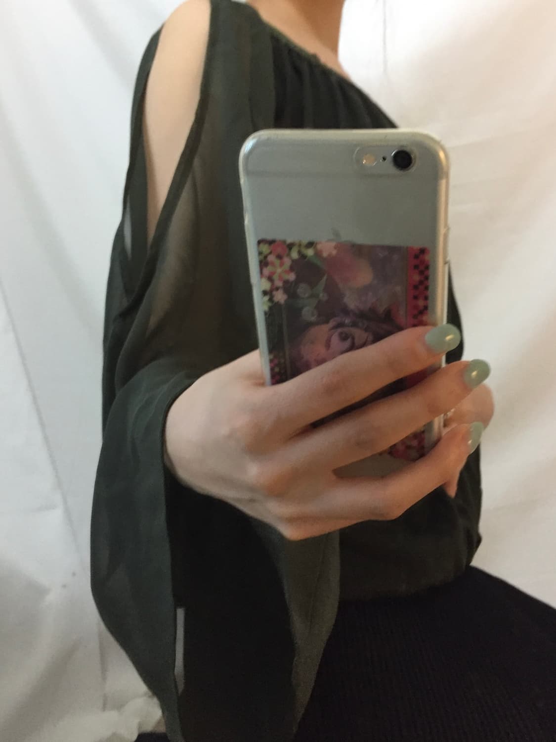 시스루 블라우스 상품이미지8