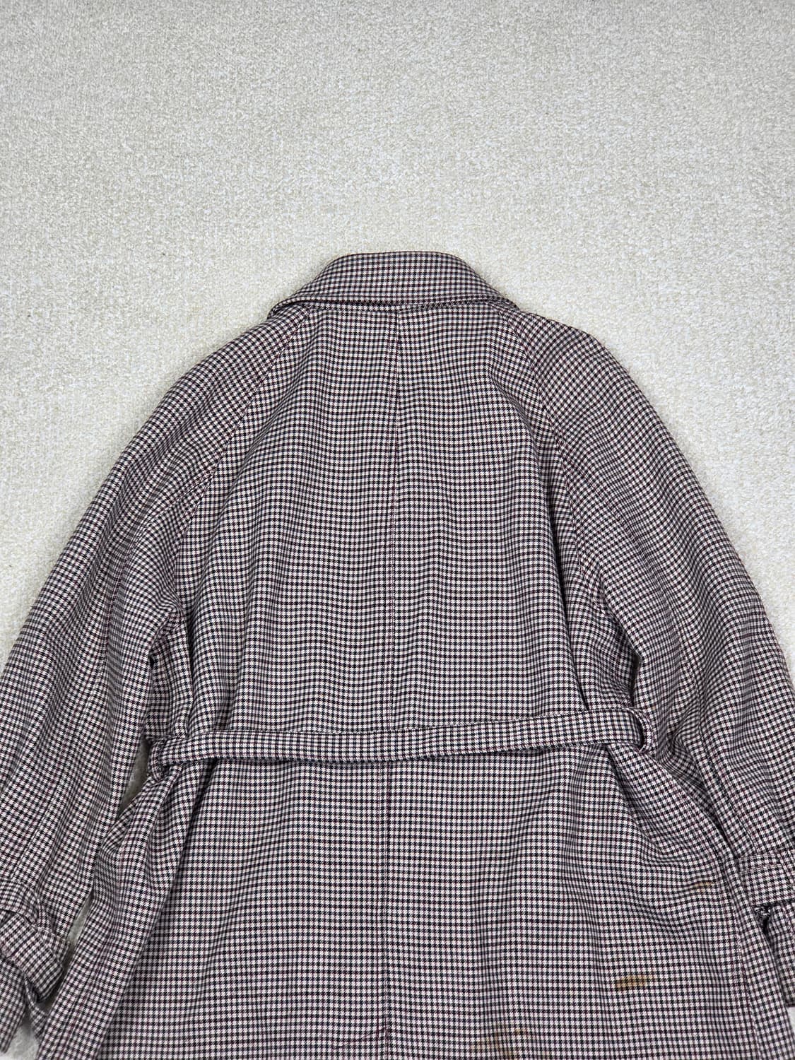 [스튜디오 톰보이] 하운드투스 체크 벨티드 래글런 코트 | 00236 상품이미지7
