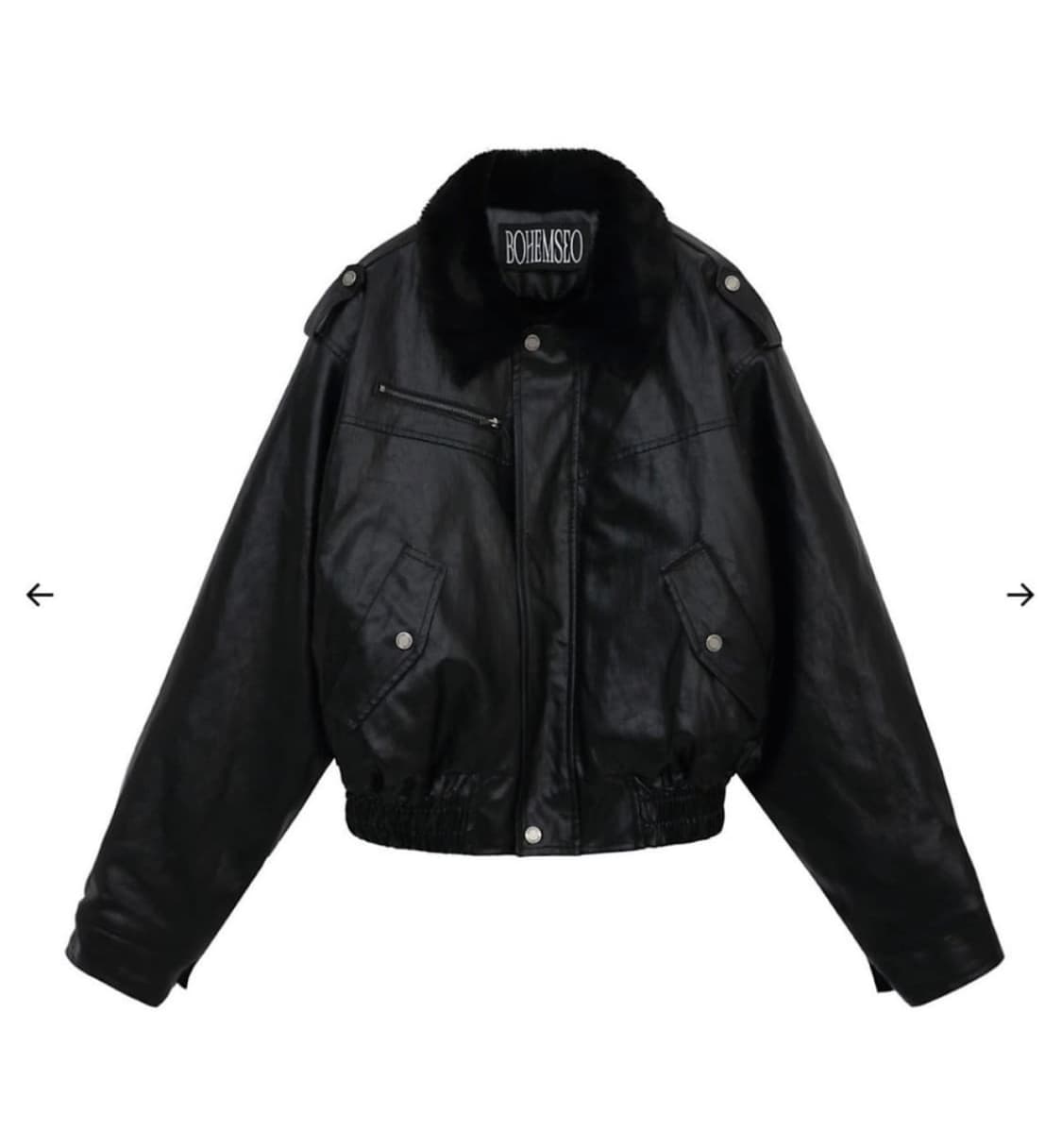 보헤미안서울 퍼 블루종 상품이미지1