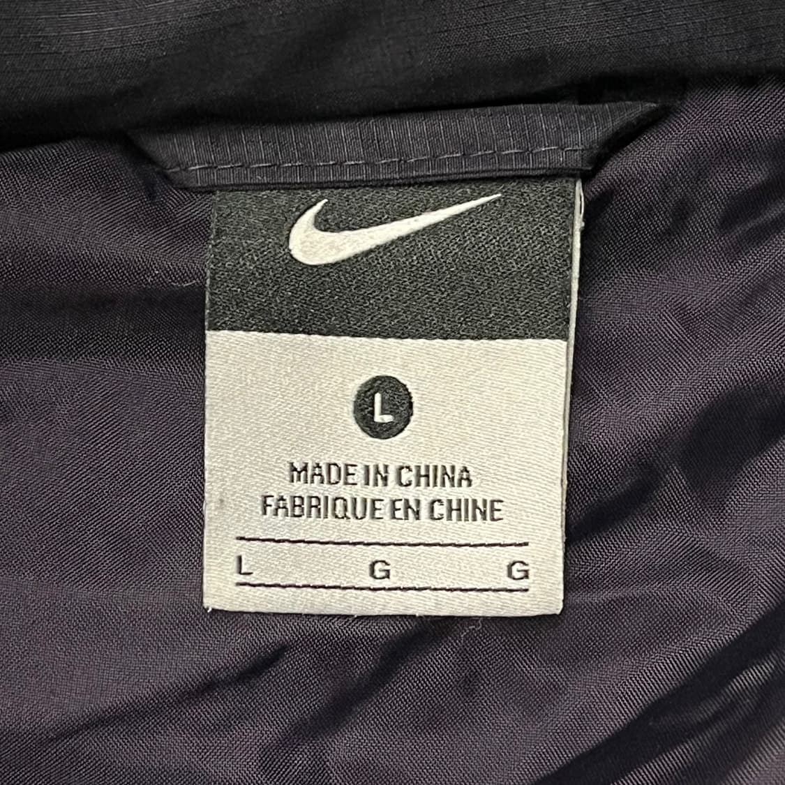 [정품/L] 나이키 토탈 90 시리즈 블랙 패딩 재킷 b16 상품이미지6