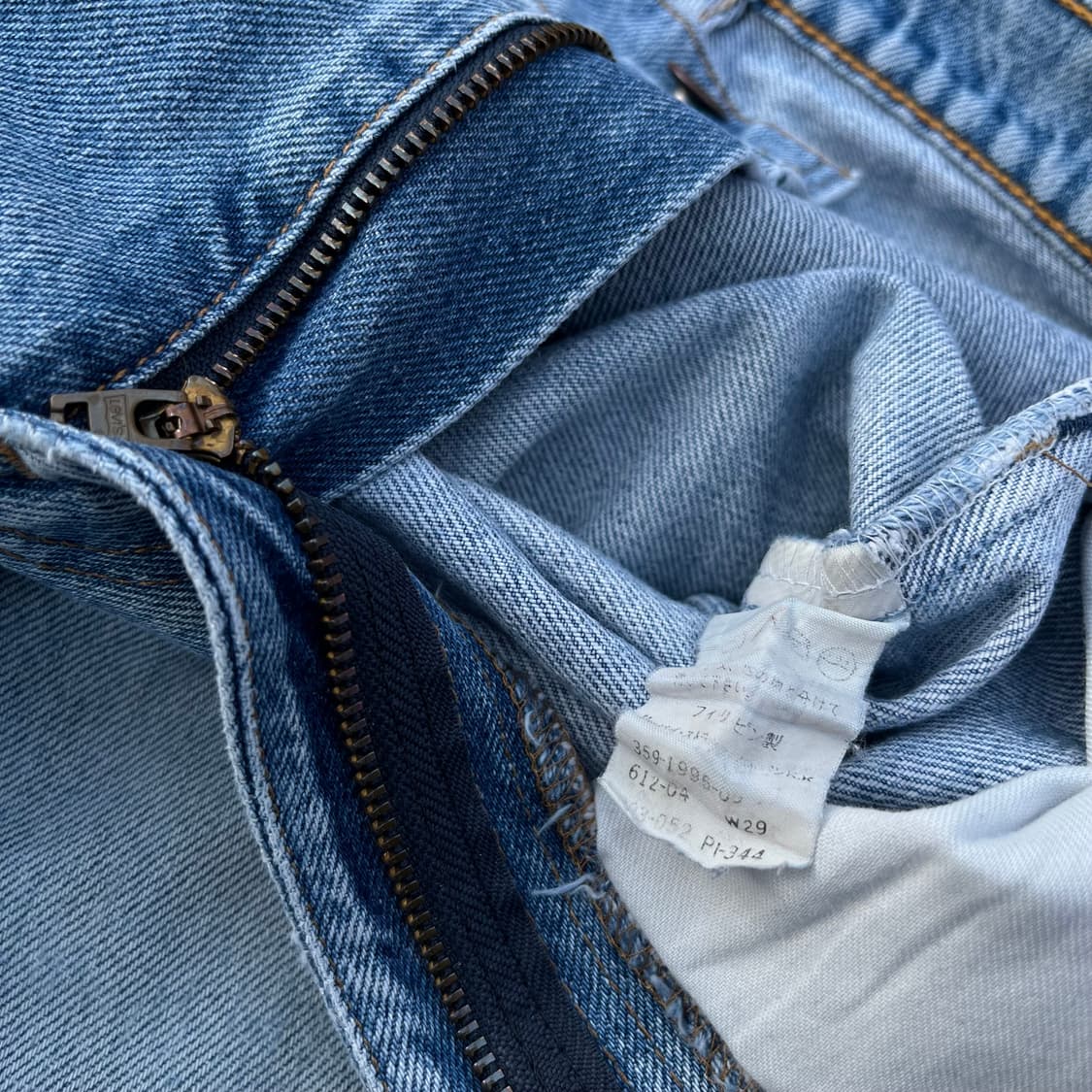 Vintage 90's Levi's 612 Orange Tab Jeans 상품이미지3