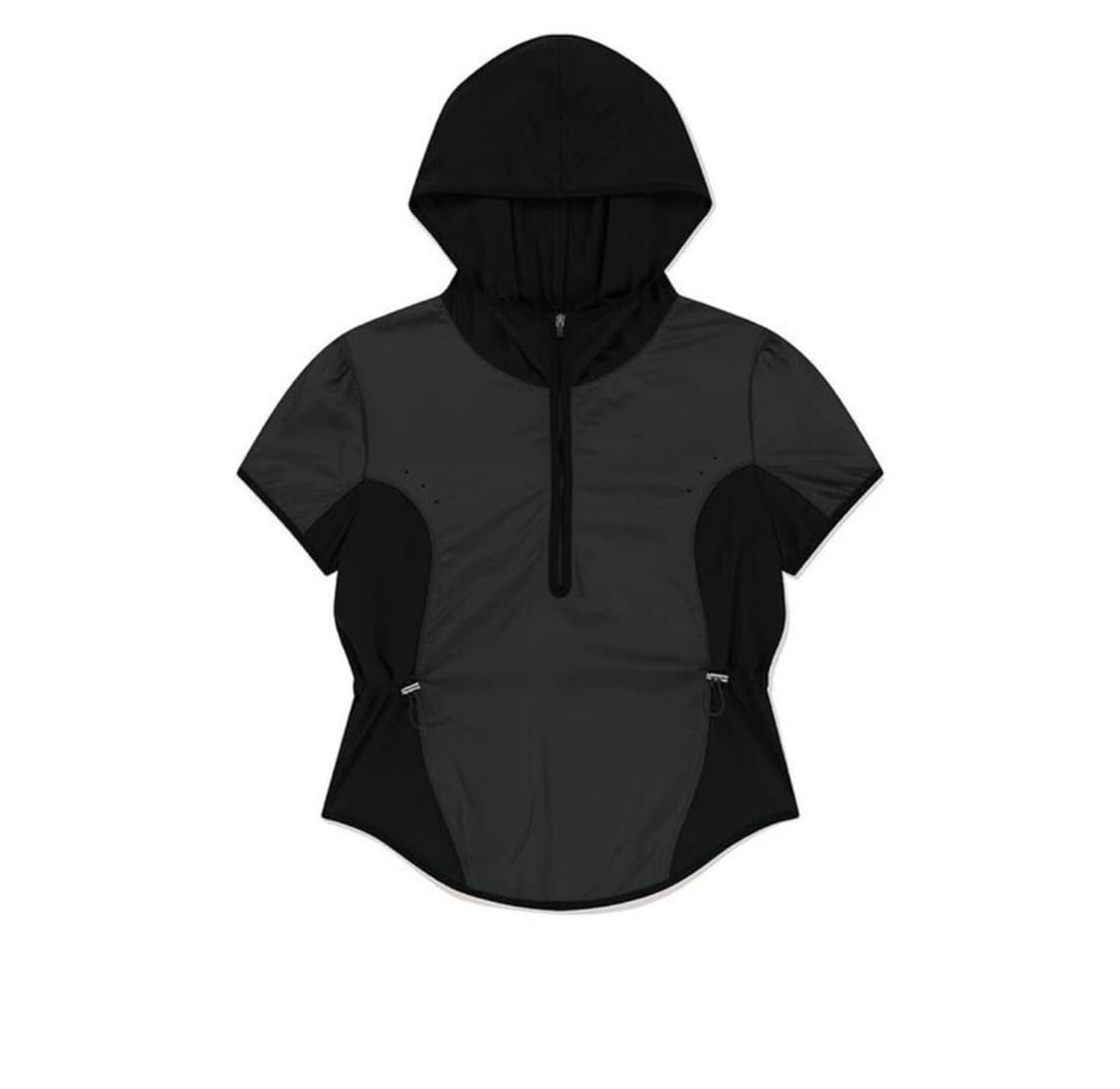 썬러브 Swift Half Zip Hooded Top Black 상품이미지2