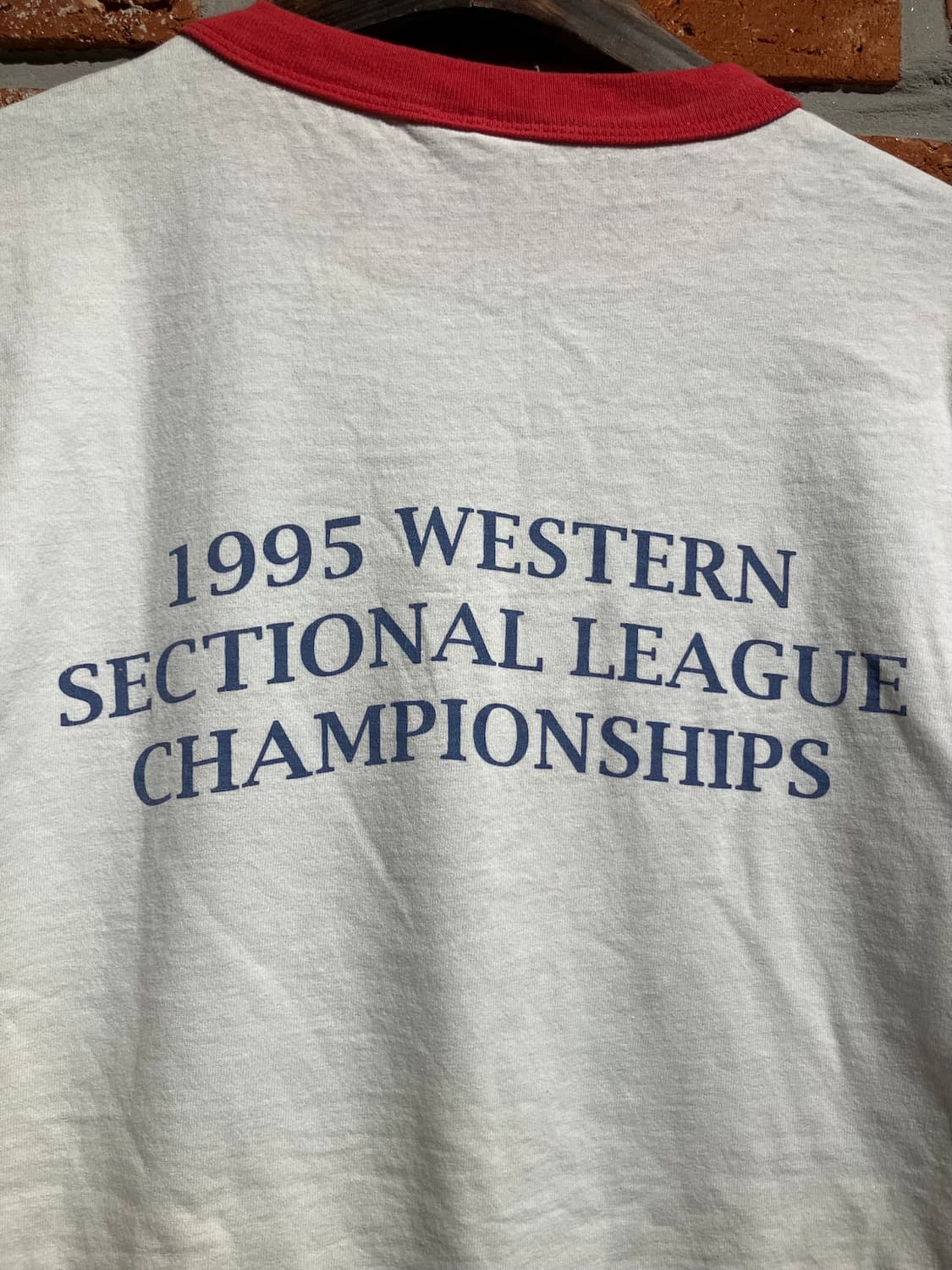 90s USA 빈티지 헤인즈 링거 티셔츠 상품이미지7