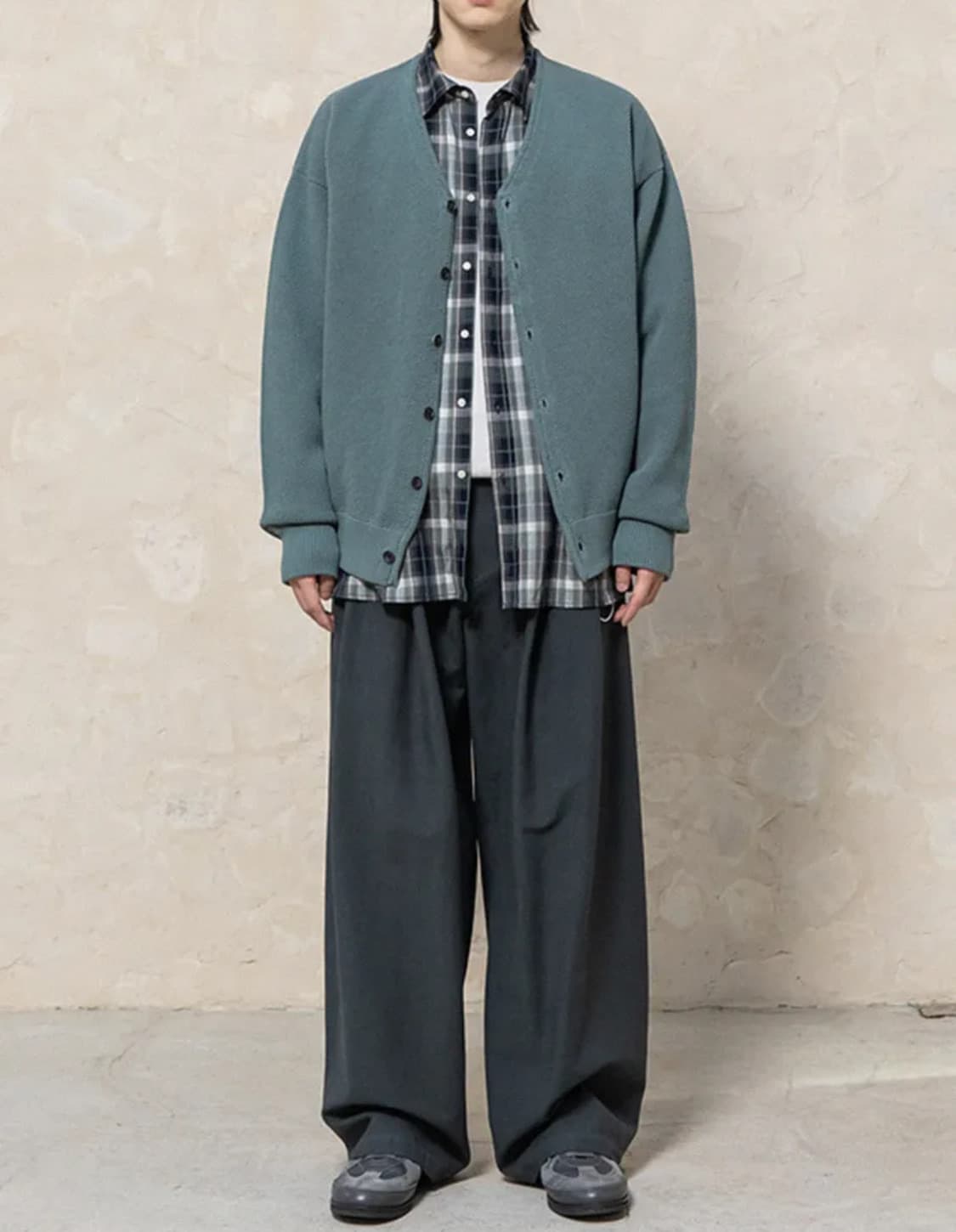 [3사이즈] 비긴202 하이 트위스트 코튼 가디건 민트 상품이미지1