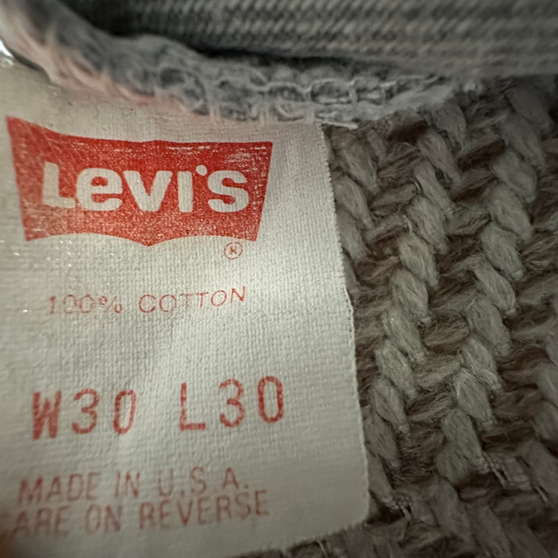 LEVI'S 550 80's usa made blacktab jeans 상품이미지5