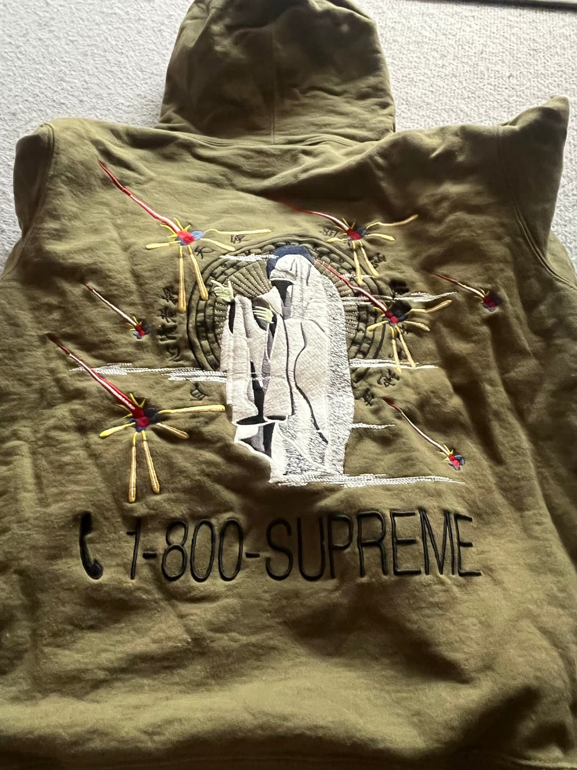 슈프림 1-800 후드티 상품이미지1