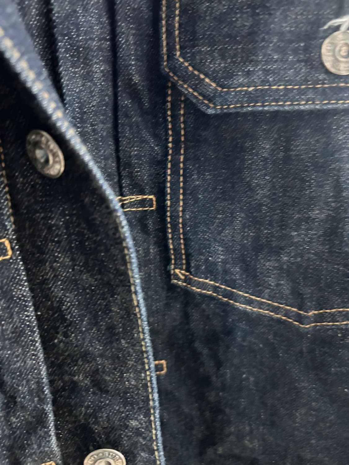 버거스플러스 71949 2세대 셀비지 데님 자켓 38 상품이미지3