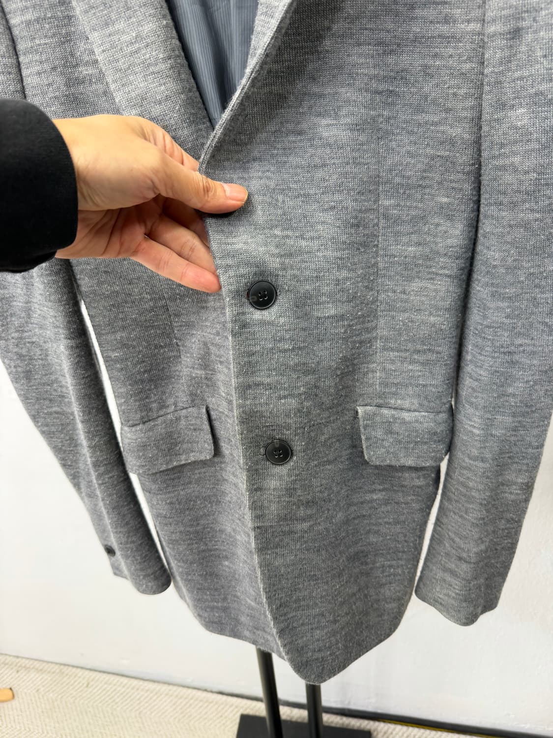 매장판정품) 띠어리 여성 면재질 블레이저 자켓 36 상품이미지4