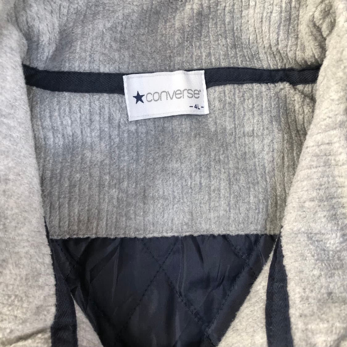 컨버스 후리스 퀄팅 집업(4XL) 상품이미지4