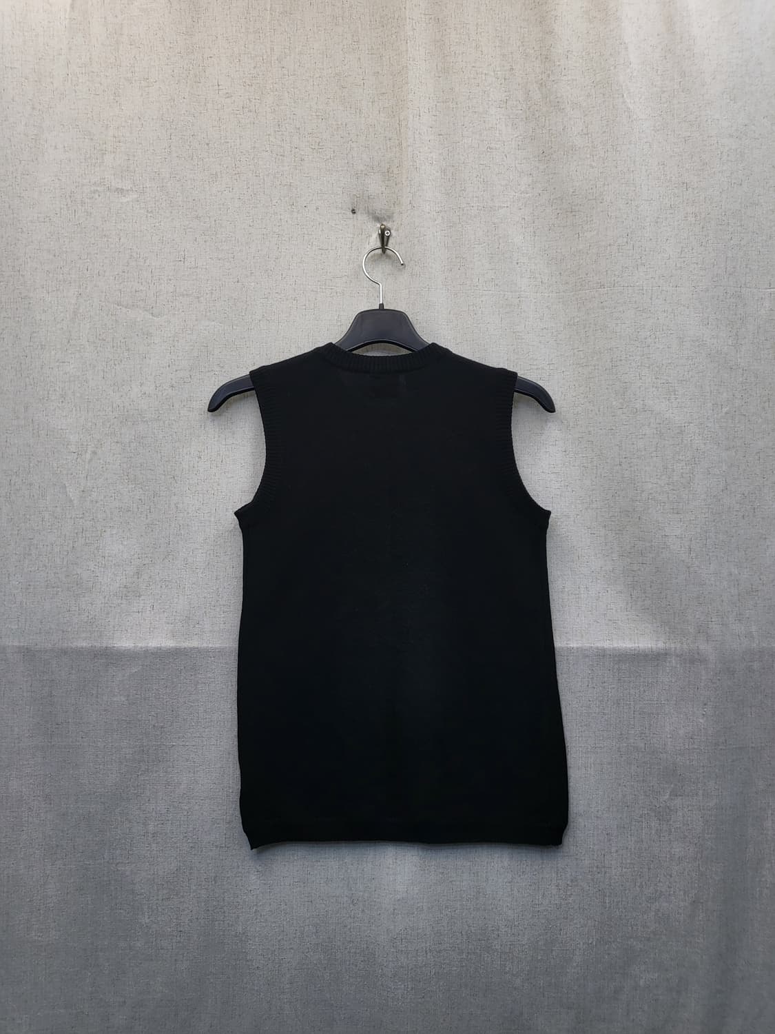 DKNY 블랙 니트 조끼 상품이미지2