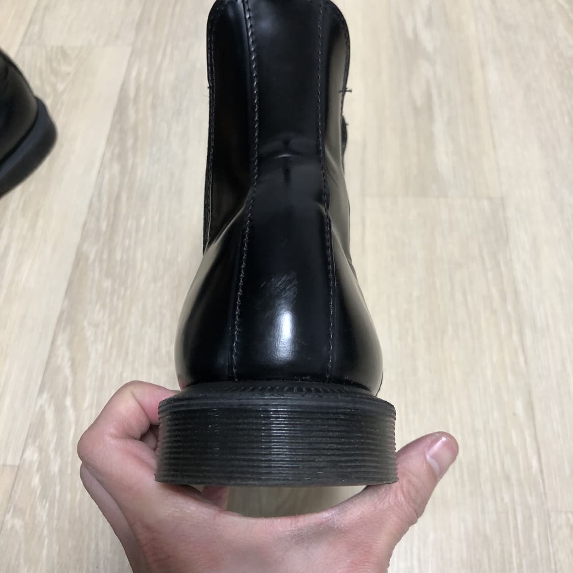 (230) 닥터마틴 Dr.martens 플로라 첼시 부츠 스무스 블랙 상품이미지5