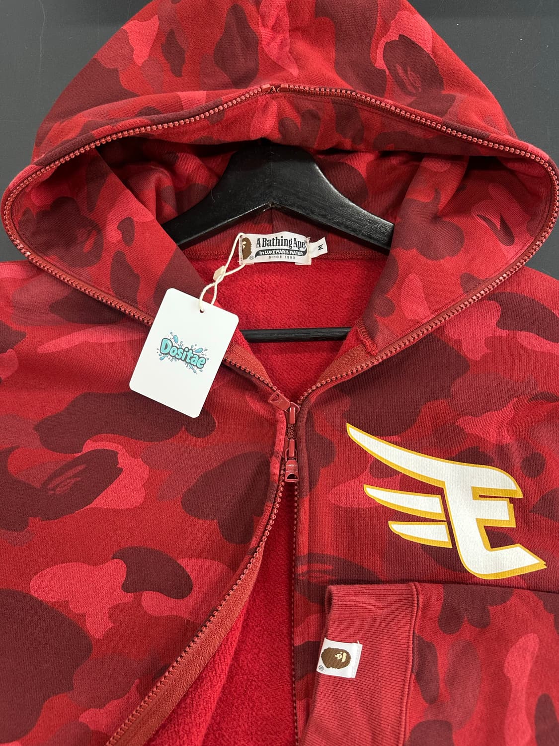 베이프 x Nigo x Rakuten Eagles 적계 투웨이풀집업후드 상품이미지6